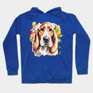 Cute dog and fruits basset hound dog gifts for all Hoodie